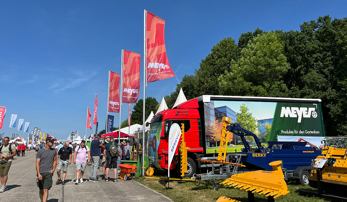 Messestand auf der Demopark